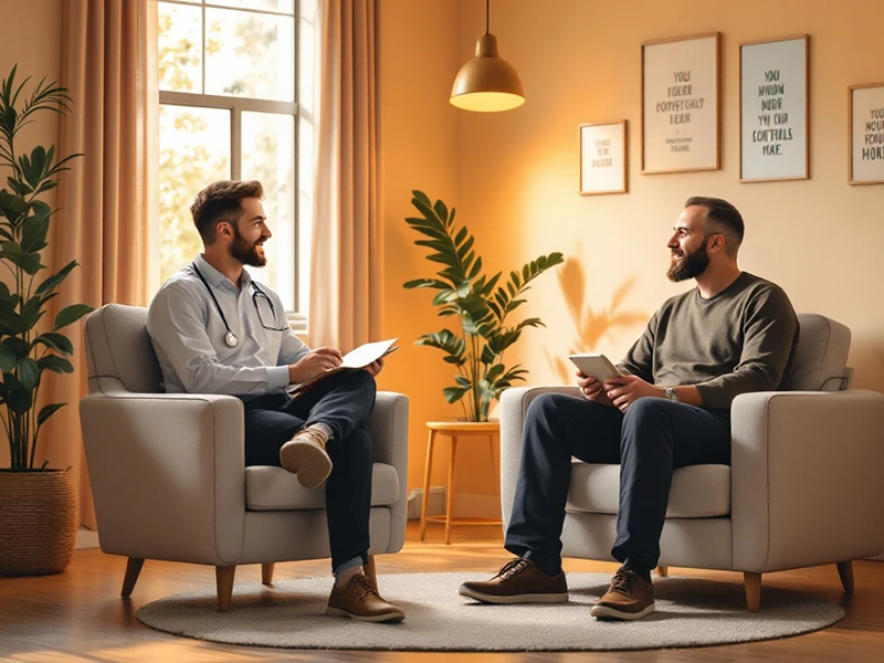 جلسه کاردرمانی ذهنی برای مردان بزرگسال