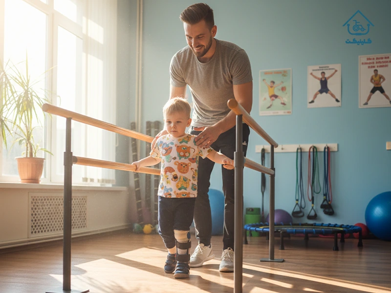 تأثیر فیزیوتراپی برای راه رفتن کودک
