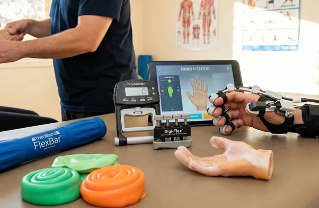 وسایل فیزیوتراپی دست